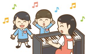 幼稚園教諭、保育士のピアノ